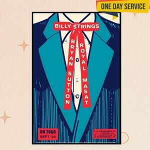 Billy Strings On Tour Sept 2025 Poster